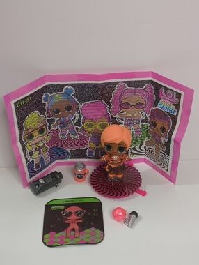 L.O.L. Surprise! Orange-Haired Dance Doll with Pink Backdrop and Accessories